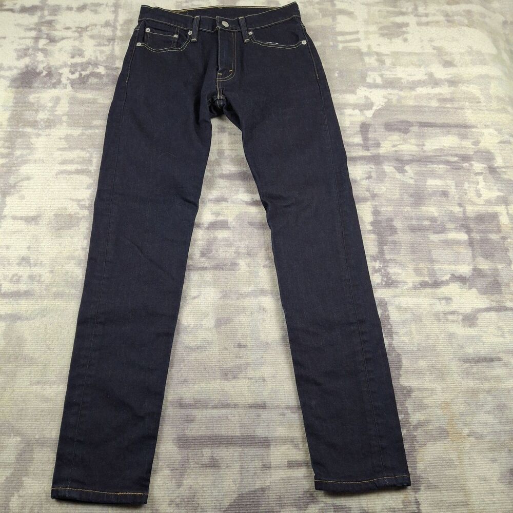 Levis 512 Slim Taper Stretch Jeans Mens 28x32 Dark Hollow Blue Denim 28833-0025